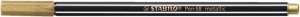 STABILO Fineliner, 1,4 mm, STABILO "Pen 68 metallic" gold 31546929 Schulanfang, Schulmaterialien