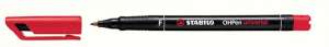 Crveni marker STABILO OHPen Universal, 0,7 mm, za pisanje na različite površine - Marker