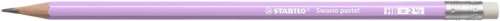 STABILO Swano Pastel HB pencil with eraser, purple