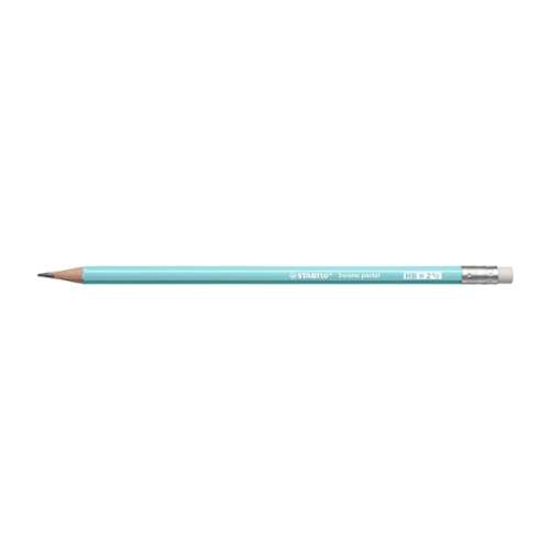STABILO Swano Pastel HB Bleistift mit Radiergummi, blau