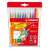 STABILO Trio A-Z 12 pack of fibre-tip pens, assorted colors, perfect for coloring and writing