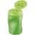 STABILO Easy green pencil sharpener, right-handed, open, showing 3 holes