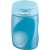 STABILO Easy pencil sharpener, blue, 3 hole, with container, for right-handed