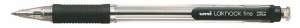 Uni SN-101 Laknock Jemné guľôčkové pero s tlačidlom, 0,4 mm #čierna