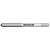 Uniball Eye rollerball pen, 0.5mm, black ink, silver body