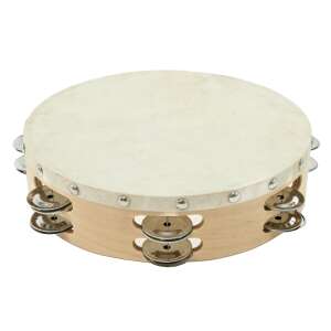IdeallStore® Double Tambourine, Oriental Mix, wood, canvas, 20x5.5 cm, beige 99368309 - Art & Craft