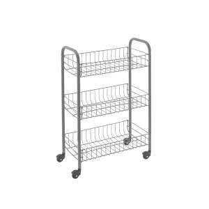 3-úrovňový pojazdný regál Metaltex Siena (MX340633)