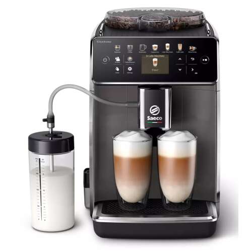 Saeco SM6582/10 aparat de cafea espresso automat cu spumator de lapte, pentru prepararea a două cești de latte macchiato
