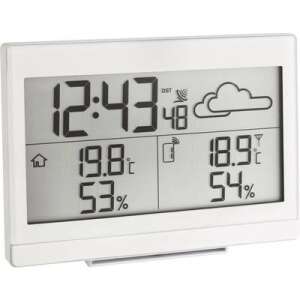 TFA-Dostmann 35.1135.02 időjárásjelző állomás, beltéri egység, fehér, digitális kijelző - TFA