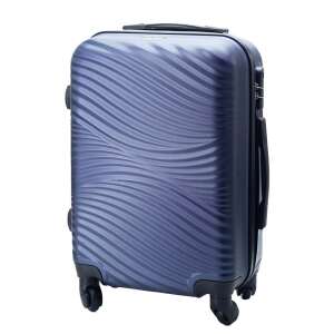 Valiză Dollcini Világjáró Bőrönd 22 inch, culoare albastru închis, cu carcasă rigidă, cu 4 roți - Dollcini Valize