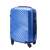 Valiză Dollcini Világjáró din plastic dur, albastră, 22" cu 4 roți, mâner telescopic și blocare TSA