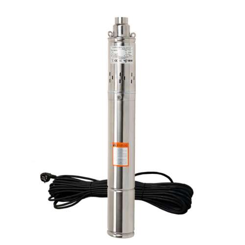 SQIBO 3" merülő szivattyú, 0,55 kW, 3 fázisú, rozsdamentes acél, tápkábellel