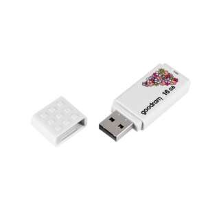 Goodram USB 2.0 UME2 USB pendrive 16 GB USB A típus Fehér, Sárga 57927124 