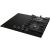 Angled view of Gorenje GCE691BSC combination cooktop, gas and electric hob