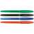 UNI Signo Gelstick 0.7 mm gel pens in green, black, blue, and red