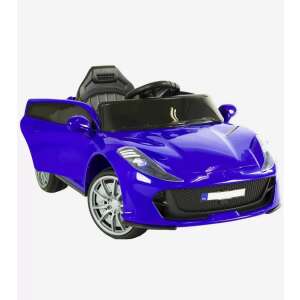 SZOMIK Elektromos Autó 2 Motoros Leddel Távirányítóval  CAR-S-7 - kék  57929432 Elektromos járművek - Kék