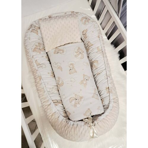 Tündér Exclusive 3 részes Babafészek- Minky Maci 154403974 - Babafészek