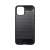 iPhone 12/12 Pro black carbon fiber texture case back view