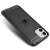 Angled view of iPhone 12/12 Pro black carbon fiber case