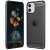 iPhone 12/12 Pro black TPU case with carbon fiber texture
