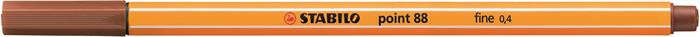 STABILO Needle felt, 0.4 mm, STABILO "Point 88", rust red