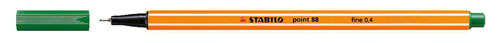 STABILO Point 88 Pióro Fineliner, 0,4 mm, Zielony