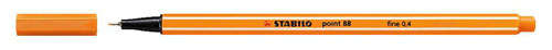 STABILO Tűfilc, 0,4 mm, STABILO "Point 88", narancssárga 31547541