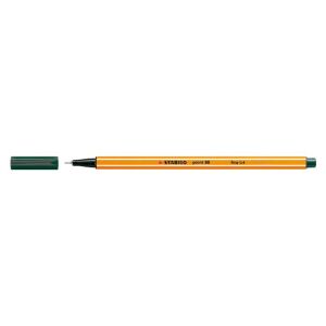 STABILO Needle felt, 0.4 mm, STABILO "Point 88", dark green 134637505 - Pen & Pencil