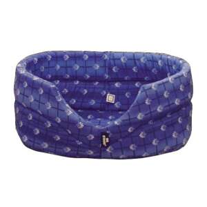 Kék, kockás mintás háziállat fekhely, 53x37x18cm - Állattartás