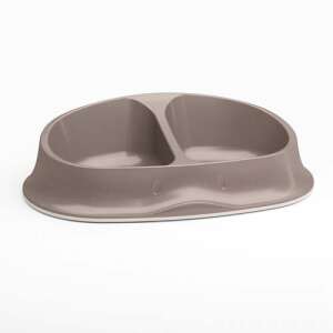 STEFANPLAST Chic Miska Dwukomorowa - Antypoślizgowa - 27x17,5x7,2 cm 57933280 - Miska do karmienia i picia dla zwierząt domowych