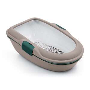 STEFANPLAST Furba Chic Macska WC szitával világosbarna 39x59x22cm - Macska WC