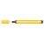 Yellow STABILO Trio Scribbi felt-tip pen with spring-loaded tip for kids