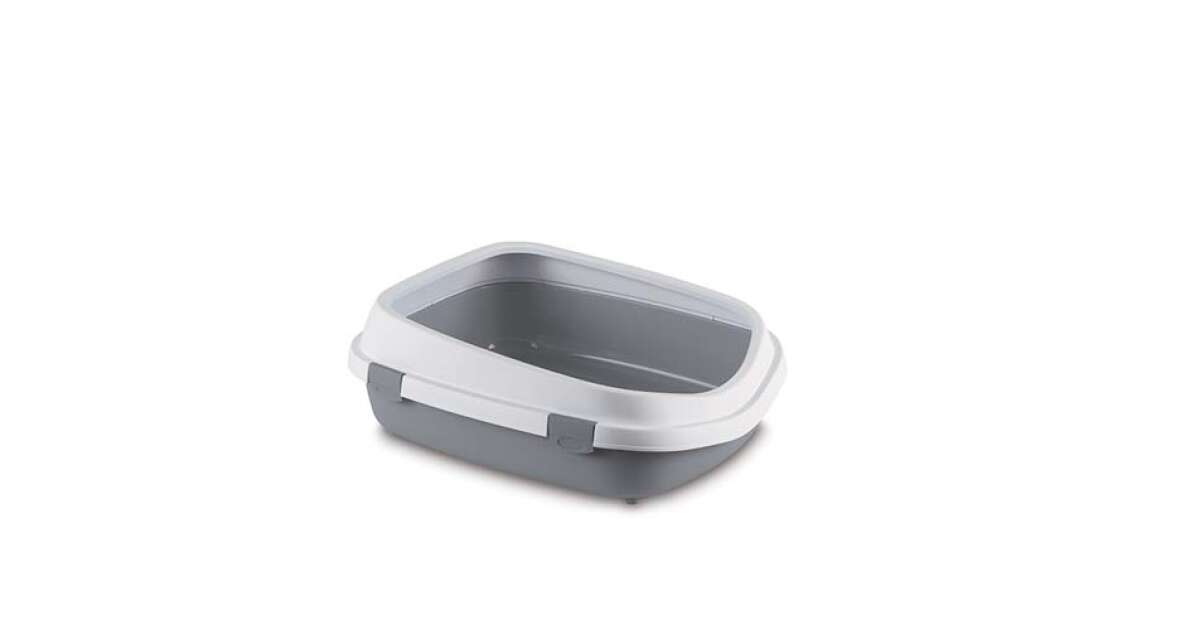 STEFANPLAST QUEEN 55x71x24,5cm extra nagy WC kerettel fehér /szürke ...