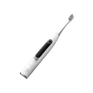 Oclean X10 Smart Electric Toothbrush, weiß, schräge Ansicht - Oclean