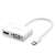 Ugreen MM123 video adapter, 4K @ 30Hz, Type-C / HDMI + VGA, Fehér 57934139