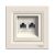 Schneider EPH4400123 ASFORA beige 2xRJ45 Cat5e UTP socket 57934682