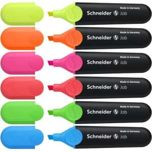 SCHNEIDER Szövegkiemelő készlet, 1-5 mm, SCHNEIDER "Job 150", 6 különböző szín