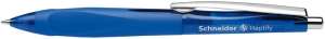 Schneider Haptify blue ballpoint pen, 0.5 mm, push button, dark blue barrel - Schneider Pen