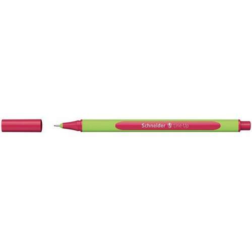 Schneider Line-Up Red Fineliner with cap off, 0.4mm tip