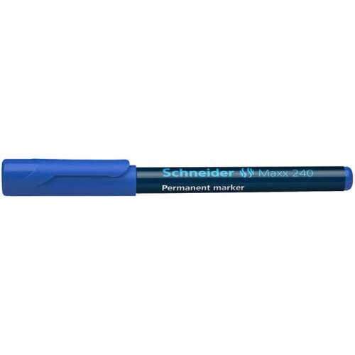 SCHNEIDER Alkoholos marker, 1-2 mm, kúpos, SCHNEIDER "Maxx 240", kék