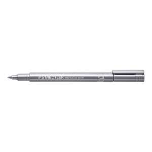 STAEDTLER metallic pen, silver, 1-2 mm, chisel tip - Lacquer marker