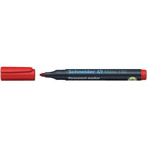 Schneider Maxx 130 permanent marker, red, chisel tip - Permanent marker