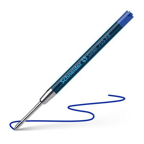 SCHNEIDER Golyóstollbetét, 0,7 mm, SCHNEIDER "Slider 755 XB", kék 130282008