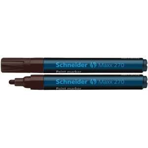 Marker permanent Schneider Maxx 270 maro, 1-3 mm - Markere