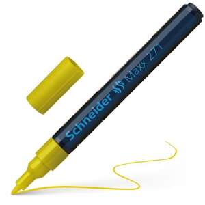 Schneider Maxx 271 gelber Lackmarker, 1-2 mm Strichstärke - Schneider