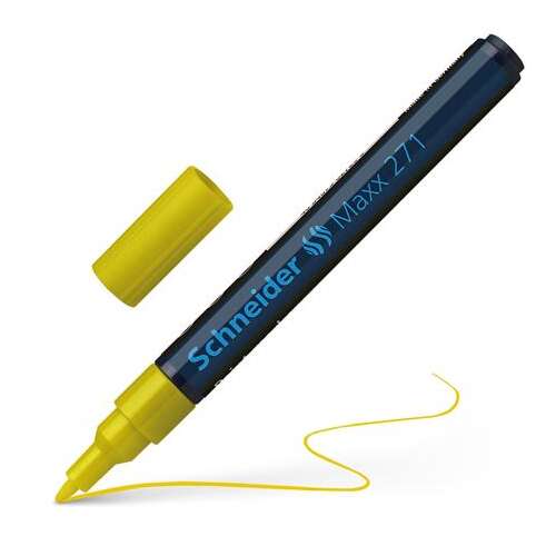 Schneider Maxx 271 жълт маркер за боядисване, ширина на линията 1-2 mm