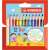 STABILO Trio thick triangular colored pencils in bright colors, 12 assorted colors