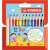 STABILO Trio thick triangular colored pencils in bright colors, 12 assorted colors