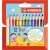 STABILO Trio thick triangular colored pencils in bright colors, 12 assorted colors