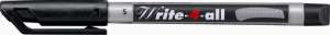 STABILO Write-4-all permanent marker, black, 0.4 mm chisel tip - Marker